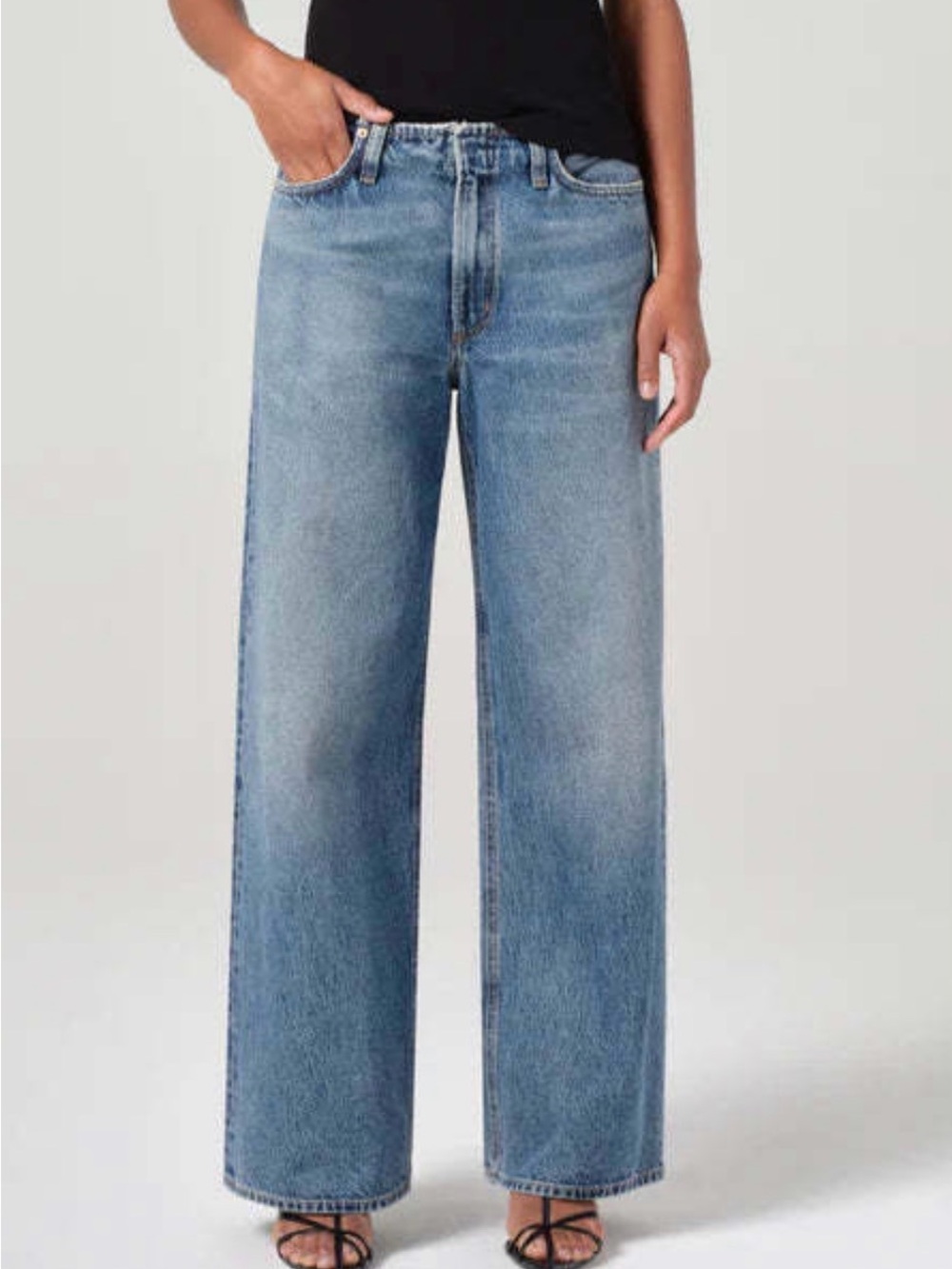 AGOLDE Lex Low Slung Baggy Jeans in Swing